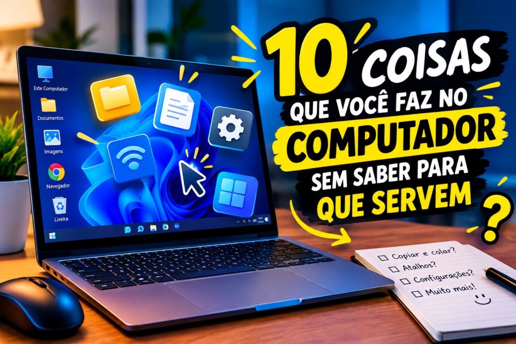 10 coisas que você faz no computador sem saber para que servem