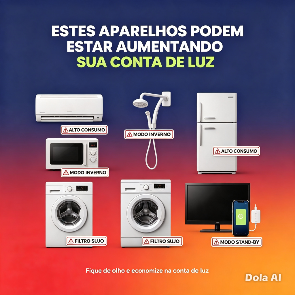 Estes aparelhos podem estar aumentando sua conta de luz