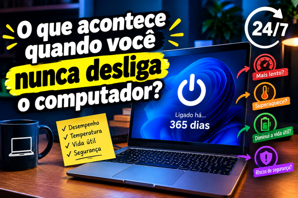 O que acontece quando você nunca desliga o computador?