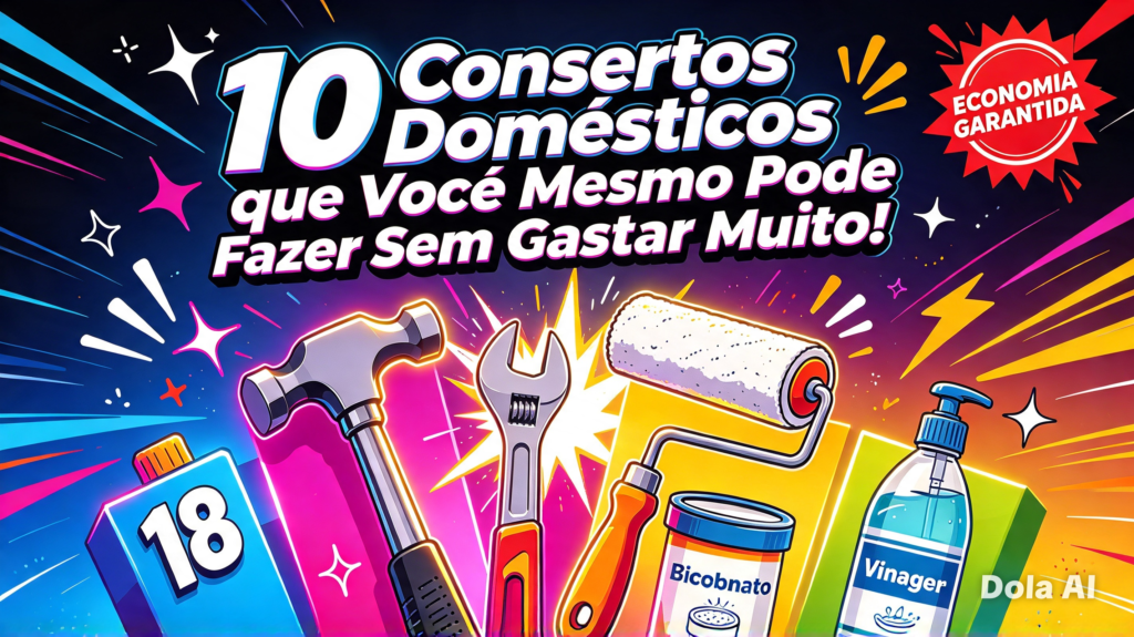 10 consertos domésticos que você mesmo pode fazer sem gastar muito